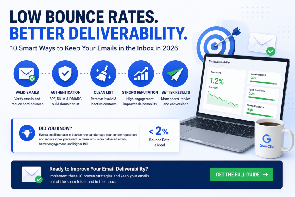 10 Proven Ways to Reduce Email Bounce Rates and Improve Deliverability in 2026