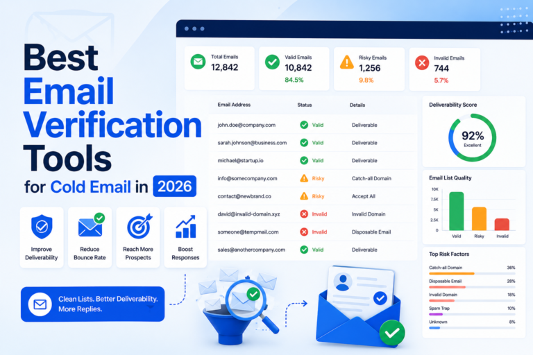 Best email verification tools for cold email comparison in 2026