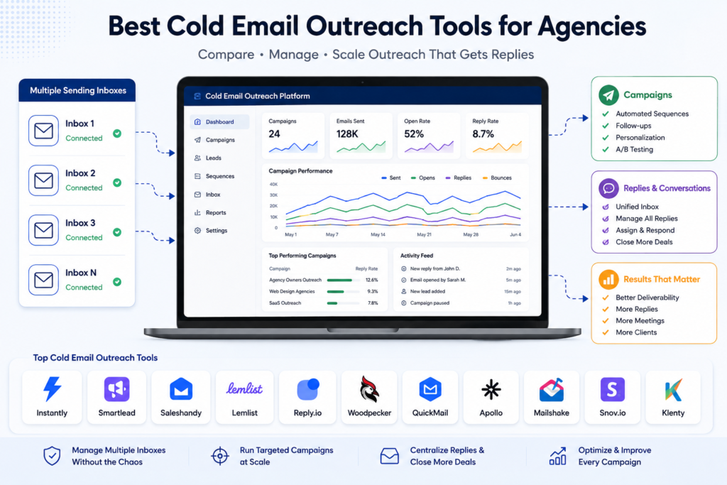 Best cold email outreach tools for agencies